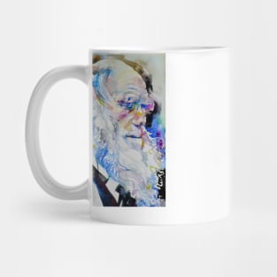 CHARLES DARWIN watercolor portrait .3 Mug